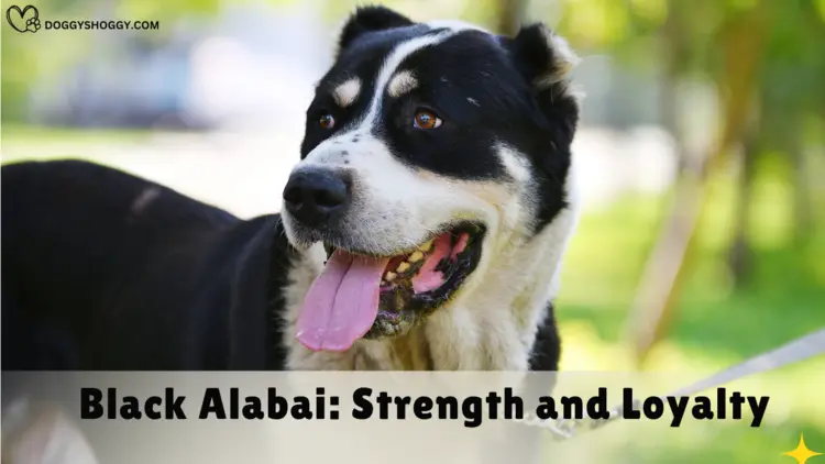 Black Alabai Strength and Loyalty